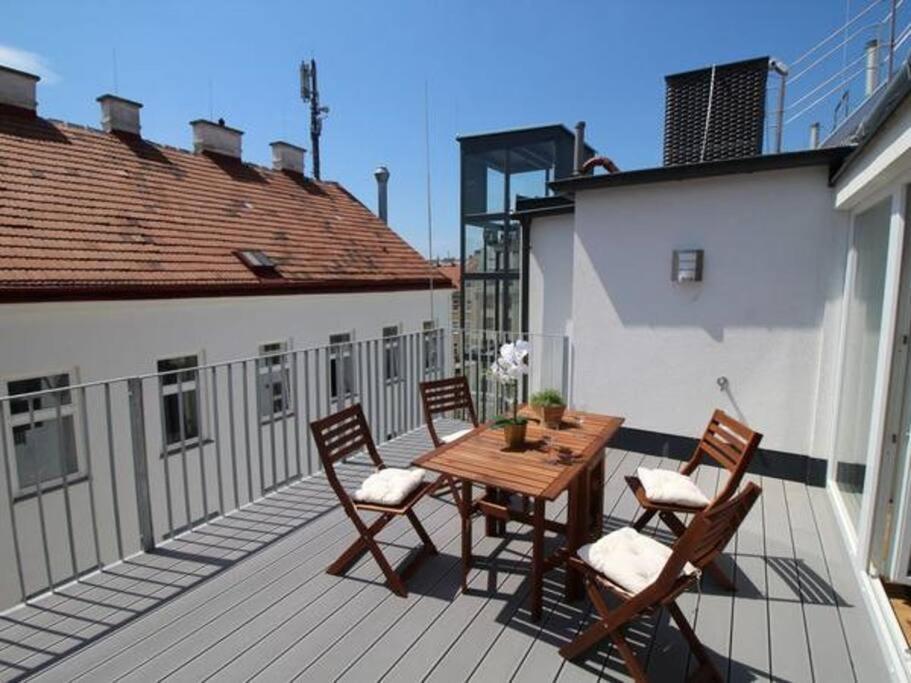 Luxury 2-Floor Rooftop Apartment With Terrace In The City Center Wiedeń Zewnętrze zdjęcie
